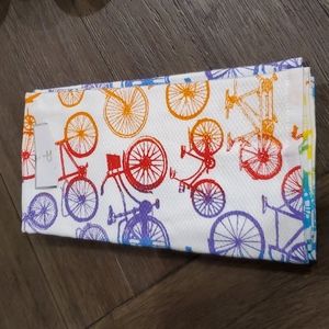 Deborah Connolly Designs colorful bicycle kitchen towels